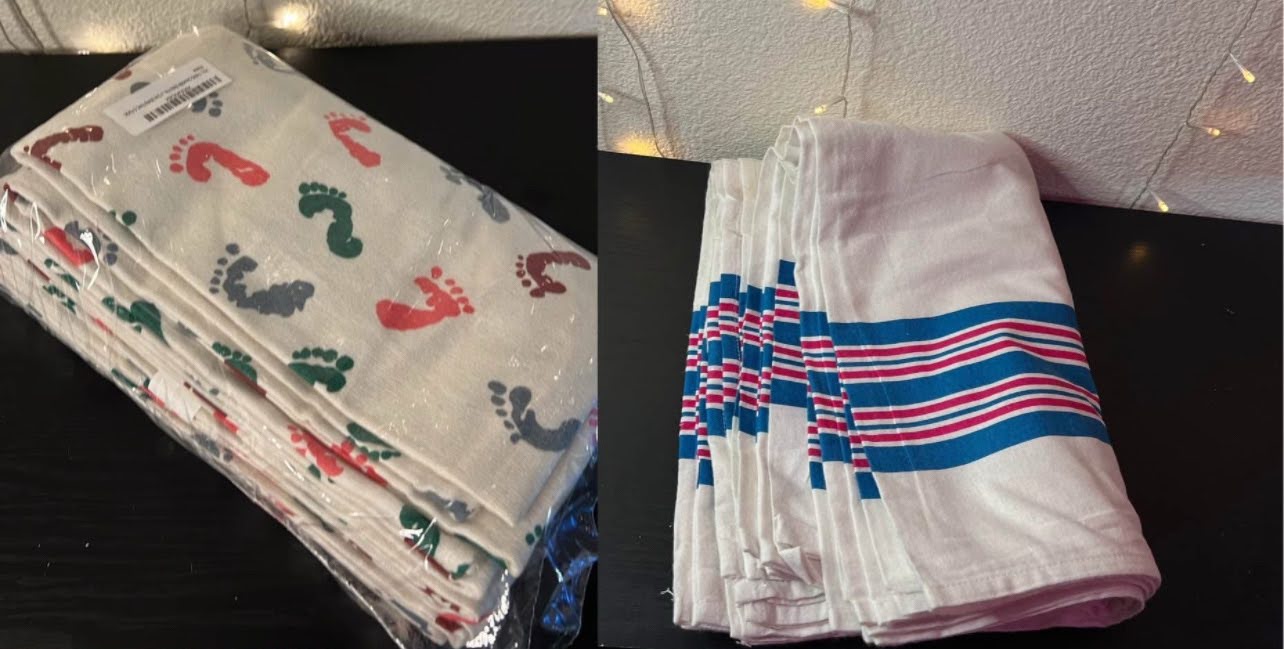 Embroidered Sweatshirt Bundle + Hospital Blanket