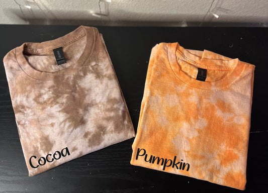 Fall Tye Dye Tshirts