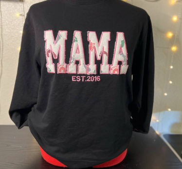 Embroidered Crewneck Sweatshirt + Hospital Blanket